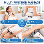 New 2026 Brushless Motor Neck and Shoulder Massager Wireless Shoulder and Back Kneading Massage Shawl Neck Masajeador