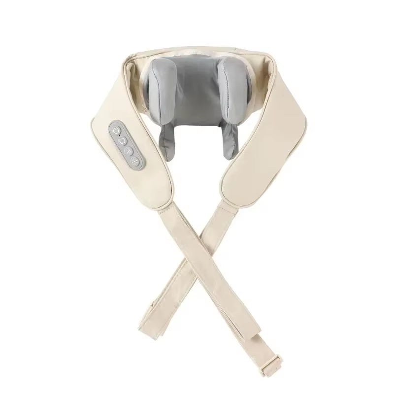 New 2026 Brushless Motor Neck and Shoulder Massager Wireless Shoulder and Back Kneading Massage Shawl Neck Masajeador